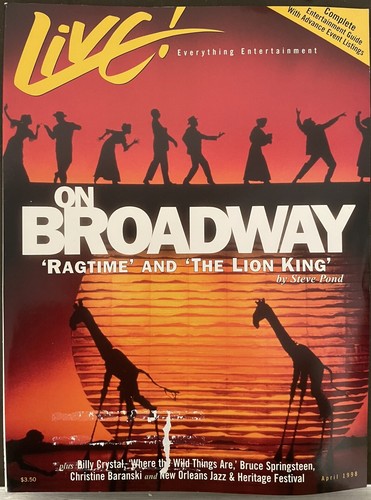 Live magazine april 1998 - magazine-,